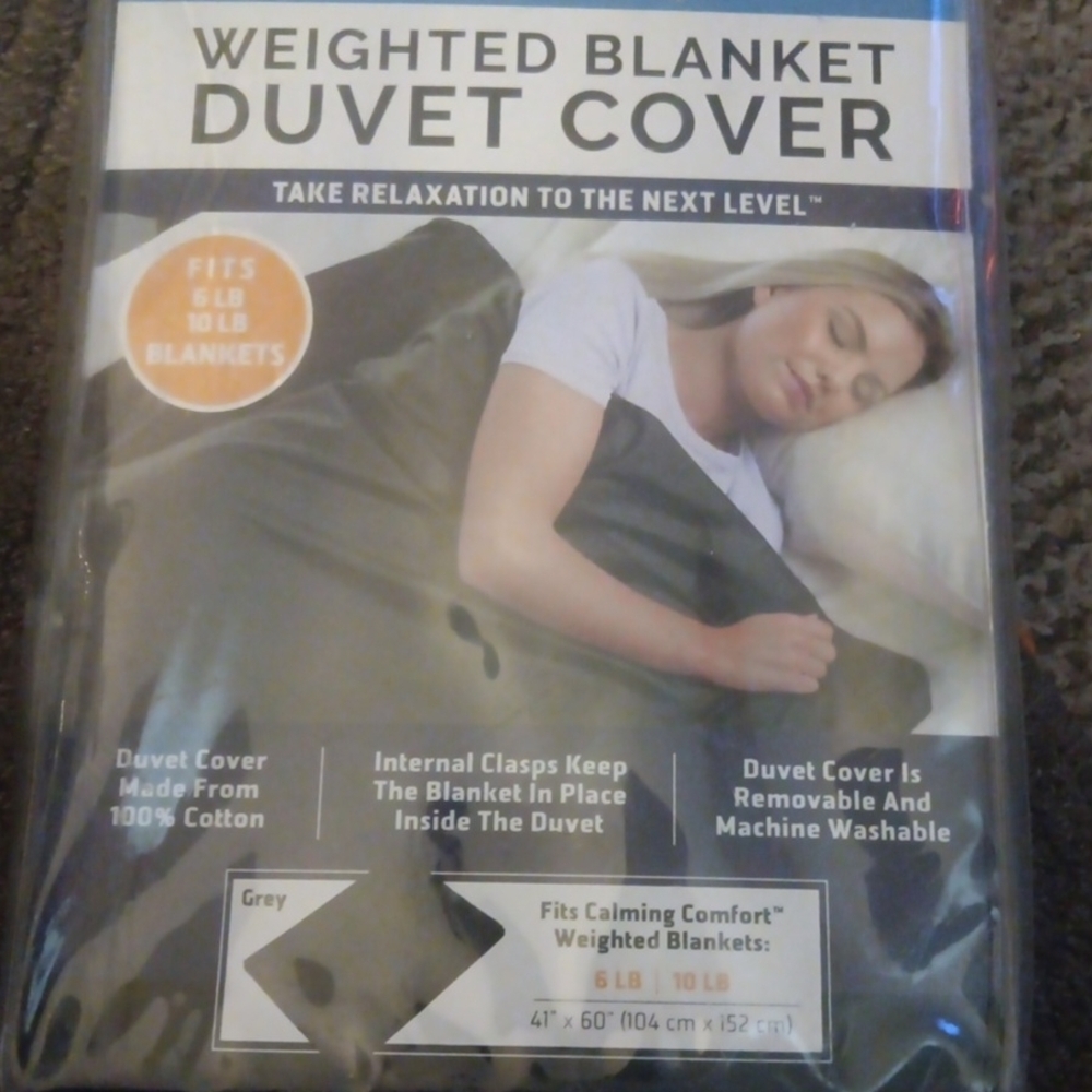 Weighted Blanket Duvet Cover - Gray